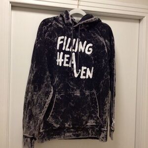 Mens Acid Wash L/7 Hoodie